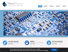 Tablet Screenshot of nanophysics.nl